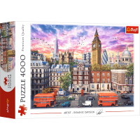TREFL Puzzle Procházka Londýnem 4000 dílků