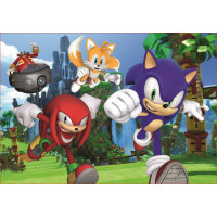 TREFL Puzzle Sonic: Dobrodružná jízda 4v1 (35,48,54,70 dílků)