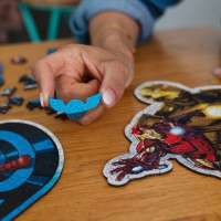 TREFL Wood Craft Origin puzzle Odvážný Iron Man 160 dílků