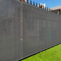 Clona na plot - 194x500 cm - šedá