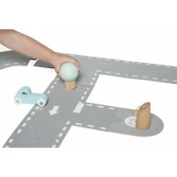 JANOD Autodráha s dřevěnými autíčky