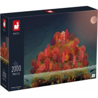 JANOD Puzzle Červený podzim 2000 dílků