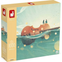 JANOD Puzzle Plovoucí housle 1000 dílků