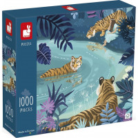 JANOD Puzzle Tygří setkání 1000 dílků