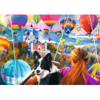 TREFL Spiral puzzle Festival horkovzdušných balonů 1040 dílků