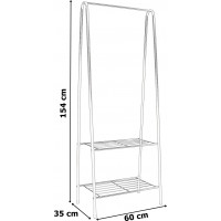 Bílý věšák OLIVIER