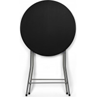 Černý koktejlový stolek GALA 80 cm