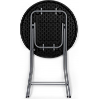 Černý koktejlový stolek GALA 80 cm