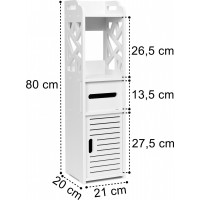 Koupelnová skříňka MALTA - bílá