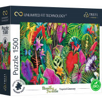 TREFL Puzzle UFT Blooming Paradise: Tropická zeleň 1500 dílků