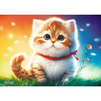 TREFL Puzzle UFT Cuteness Overload: Kouzelné kotě 500 dílků