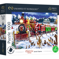 TREFL Puzzle UFT Christmas Time: Santův Express 1000 dílků
