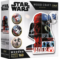 TREFL Wood Craft Origin puzzle Star Wars: Darth Vade 160 dílků