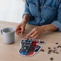 TREFL Wood Craft Origin puzzle Star Wars: Darth Vade 160 dílků