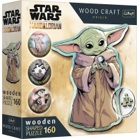 TREFL Wood Craft Origin puzzle The Mandalorian: Grogu 160 dílků