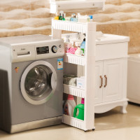 Bílý regál na kolečkách OSMERA