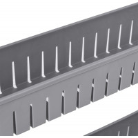 Šedý regál na kolečkách UWINA