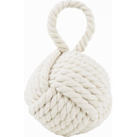 Zarážka do dveří KNOT - ecru/krémová
