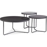 Konferenční stolek ARTEMIDA - šedý/černý