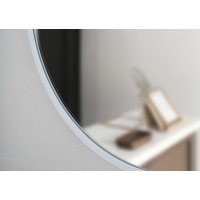Zrcadlo 70 cm bez osvětlení HALLE WHITE
