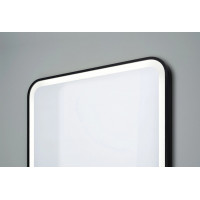 Zrcadlo 60x80 cm s LED osvětlením BORKEN BLACK