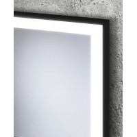 Zrcadlo s LED osvětlením LOBURG BLACK