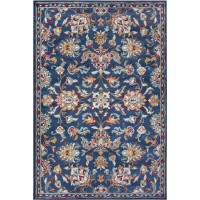 Kusový koberec Luxor 105634 Caracci Blue Multicolor