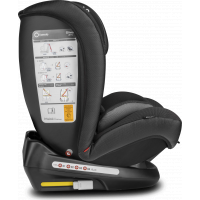 LIONELO Autosedačka Oliver Isofix 9-36 kg Black