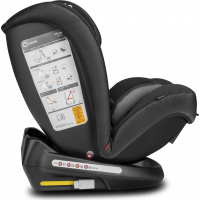 LIONELO Autosedačka Oliver Isofix 9-36 kg Black