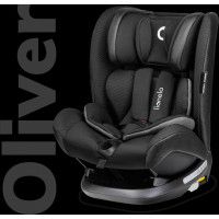 LIONELO Autosedačka Oliver Isofix 9-36 kg Black