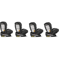 LIONELO Autosedačka Oliver Isofix 9-36 kg Black