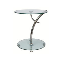 Konferenční stolek MUNA - sklo/chrom