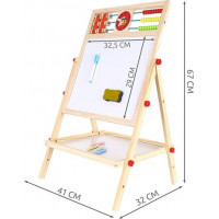 Multifunkční oboustranná tabule pro děti