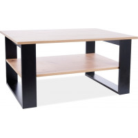 Konferenční stolek MAREA - dub wotan/černý