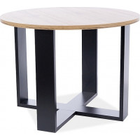 Konferenční stolek EGOA - dub wotan/černý