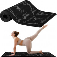Fitness podložka na jógu s cvičebním plánem 22974
