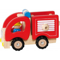 GOKI Dřevěné hasičské auto