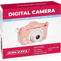 Růžový digitální fotoaparát Kruzzel