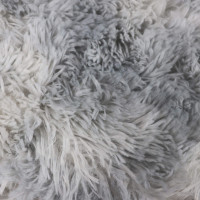Plyšový koberec FLARE Ombre 100x150 cm - stříbrný