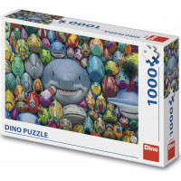 DINO Puzzle Barevné rybičky 1000 dílků