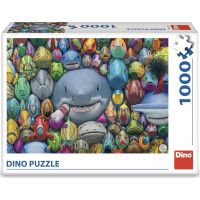 DINO Puzzle Barevné rybičky 1000 dílků
