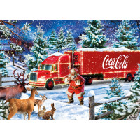 SCHMIDT Puzzle Coca cola: Vánoční kamion 1000 dílků