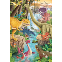 SCHMIDT Puzzle Dinosauři 3x24 dílků