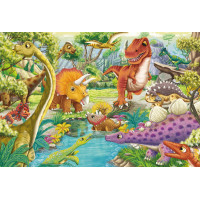 SCHMIDT Puzzle Dinosauři 3x24 dílků