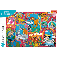 TREFL Puzzle Disney v průběhu let 500 dílků