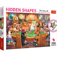 TREFL Puzzle Hidden Shapes: Herní večer 1086 dílků