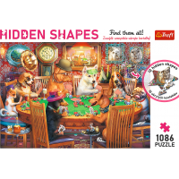 TREFL Puzzle Hidden Shapes: Herní večer 1086 dílků