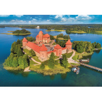 TREFL Puzzle Hrad Trakai, Litva 1000 dílků