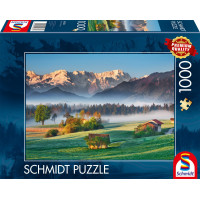 SCHMIDT Puzzle Garmisch Partenkirchen - Murnauer Moos 1000 dílků