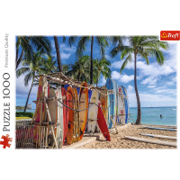 TREFL Puzzle Pláž Waikiki, Havaj 1000 dílků